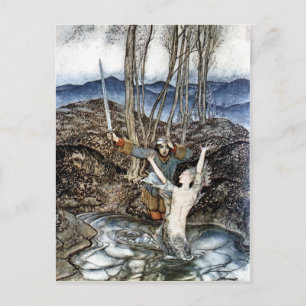 Clerk Colvill y la tarjeta postal de la sirena