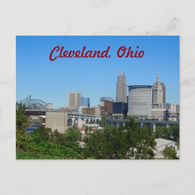 Cleveland clásico, postal OH (Anverso)