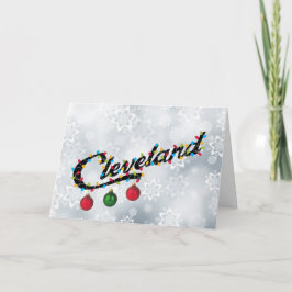 Cleveland   "es tiempo del navidad en la ciudad "