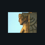 Cleveland OH Art Deco Lienzo envuelto<br><div class="desc">Esta imagen icónica es uno de los Guardianes del puente Art Deco . Esta imagen viene en sepia, en blanco y negro o en color y puede tener texto añadido para personalizar la ilustración.Este elemento viene en varios tamaños hasta de tamaño medio - más allá del tamaño medio, la imagen...</div>