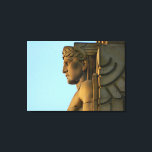 Cleveland OH Art Deco Lienzo envuelto<br><div class="desc">Esta imagen icónica es uno de los Guardianes del puente Art Deco . Esta imagen viene en sepia, en blanco y negro o en color y puede tener texto añadido para personalizar la ilustración.Este elemento viene en varios tamaños hasta de tamaño medio - más allá del tamaño medio, la imagen...</div>