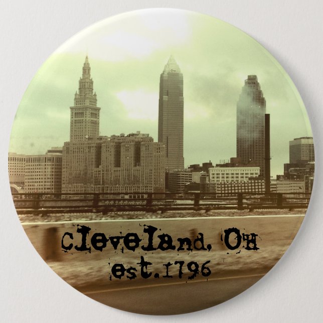 "Cleveland, OH -" botón GRANDE set.1796 (Anverso)