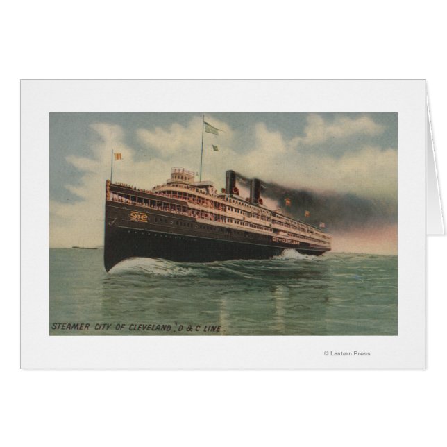 Cleveland, OH - Ciudad de vapor de Cleveland (Anverso (Horizontal))