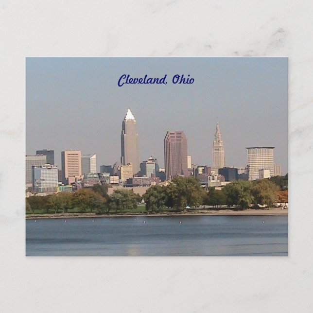 Cleveland Ohio, postal de Lakefront (Anverso)