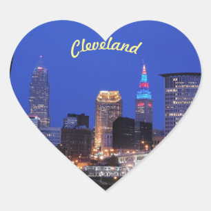 Cleveland, Pegatina del corazón del cielo nocturno