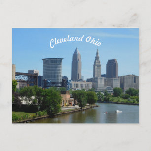 Cleveland, postal de la línea aérea del río Ohio (