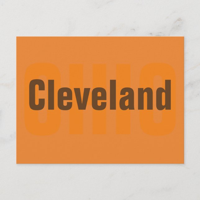 Cleveland, postal de Ohio (Anverso)