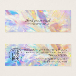 Cliente minimalista moderno Gracias Descuento Inse