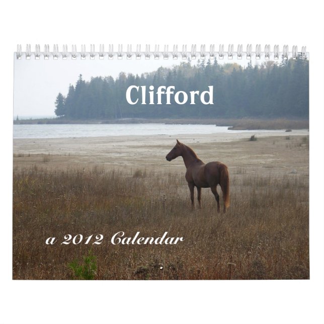 Clifford el calendario del caballo 2012 de Morgan (Tapa)