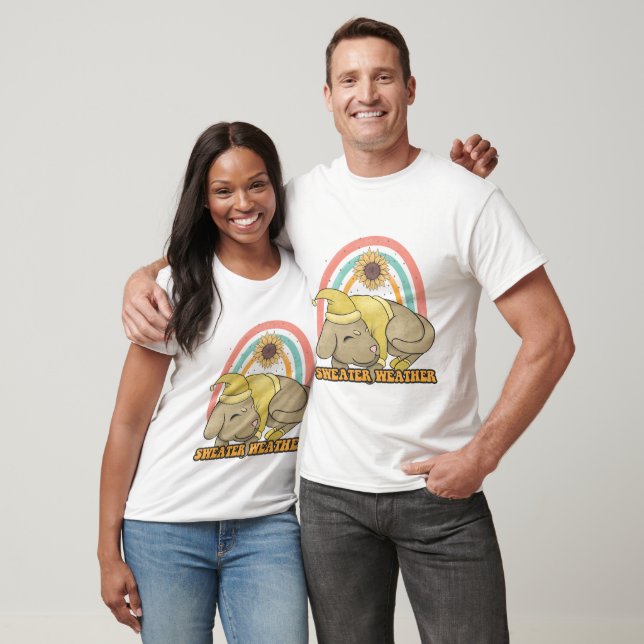Clima de Suéter Retro - Camiseta de Otoño (Unisexo)