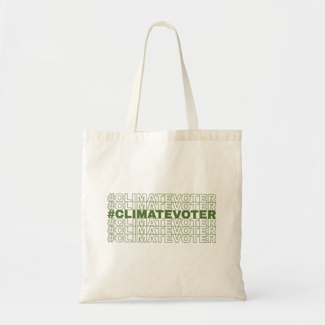 #ClimateVoter Bolsa para la boca (Frente)