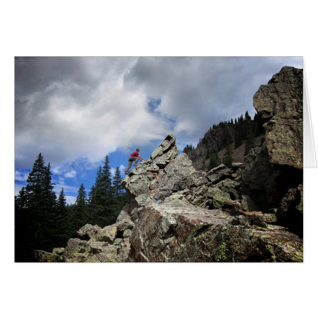 Climber - Weminuche Wilderness - Colorado (Anverso (Horizontal))