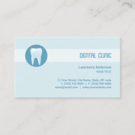 Clínica dental / tarjeta de visita para dentistas