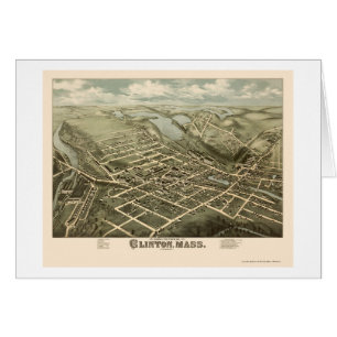 Clinton, mapa panorámico de las MAMÁES - 1876