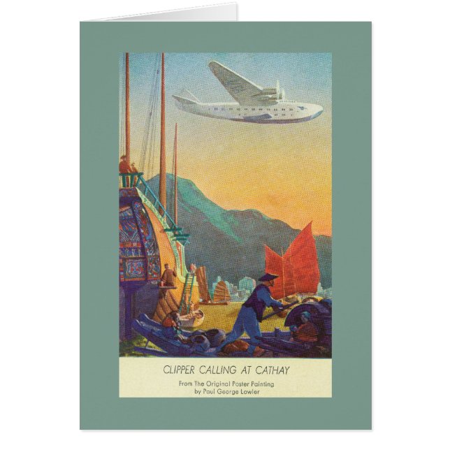 Clipper Panamericano Volando Por China (Frente)