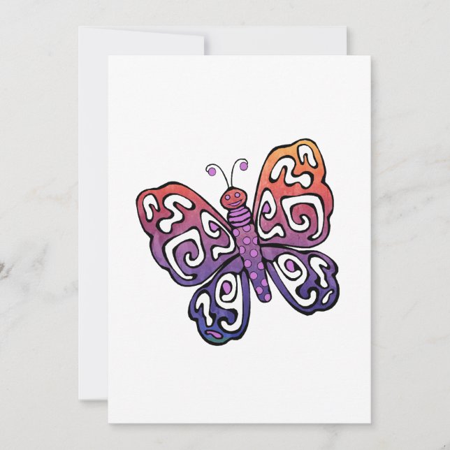 Clísico de mariposa degradado (Anverso)
