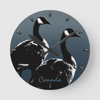 Clock Canadá reloj de pared de recuerdo de gasa ca