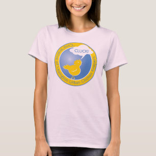 ¡Cloqueo! La camiseta de las mujeres orgánicas d