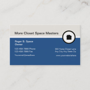 Closet Organizar Tarjetas de Negocio