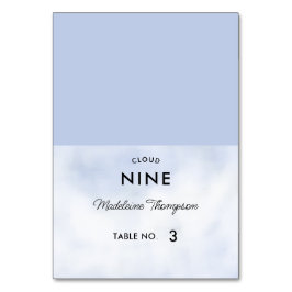 Cloud 9 Tarjeta de Moda azul Pastel Bridal Shower 