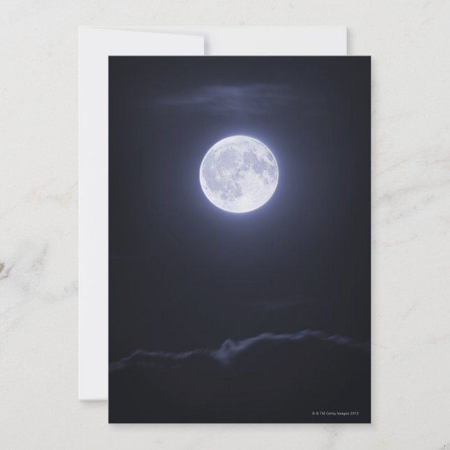 Cloud Covering Full Moon (Anverso)