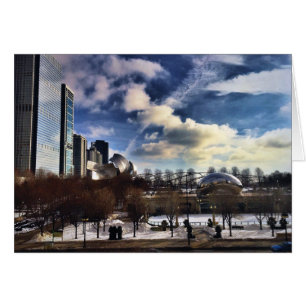 Cloudgate en el parque Chicago del milenio