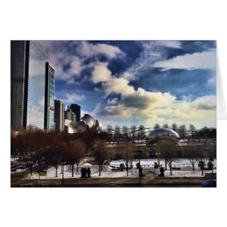 Cloudgate en el parque Chicago del milenio