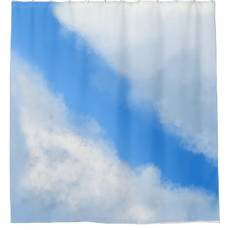 Clouds Apart - Cortina de ducha azul