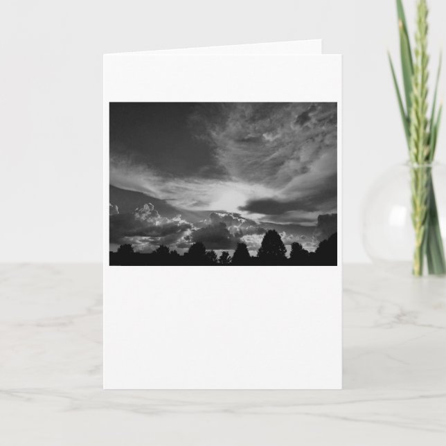 Cloudscape / Noir, tarjeta (Anverso)