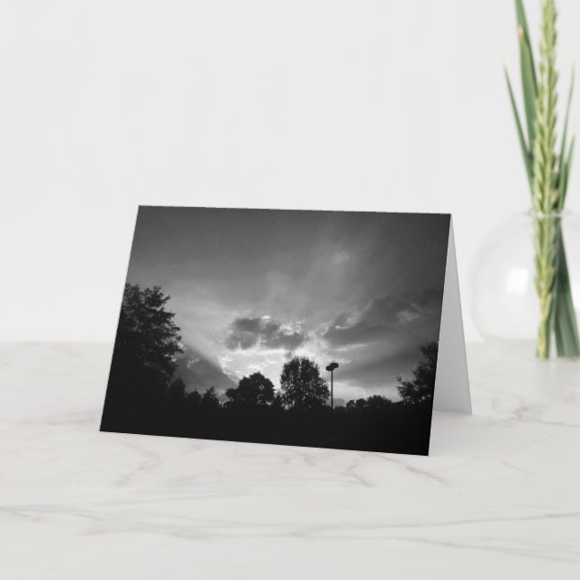 Cloudscape / Noir, tarjeta (Anverso)