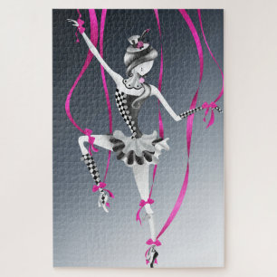 Clowe Puppet Blue Ribbons Rompecabezas