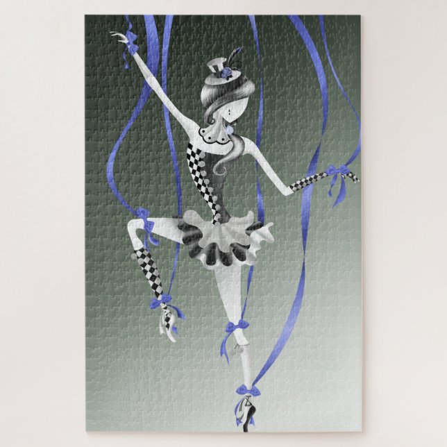 Clowe Puppet Blue Ribbons Rompecabezas (Vertical)