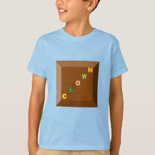 CLOWN básica de DISEÑO azul de camiseta para niños