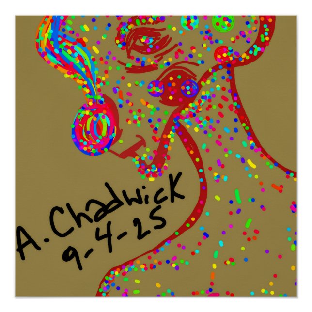 Clown Reindeer Poster (Anverso)