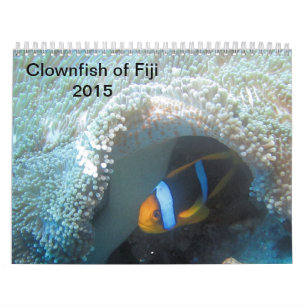 Clownfish del calendario de Fiji 2015