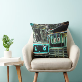 CLRV Neon en el Cojín decorativo de poliéster stn