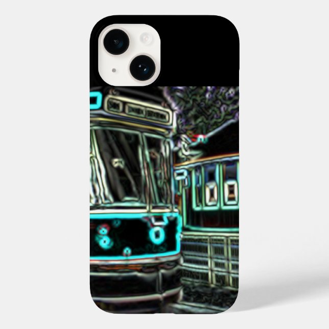 CLRV Neon en el funda para iPhone 14 stn (Reverso )