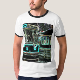 CLRV Neon en la camiseta básica del cantante mascu