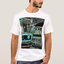 CLRV Neon en la camiseta básica masculina