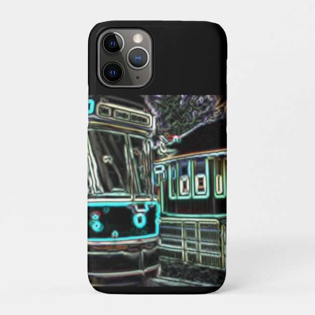 CLRV Neon en stn iPhone 11 Pro funda (Reverso)