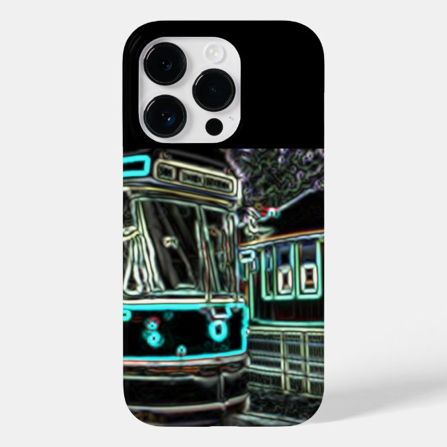 CLRV Neon en stn iPhone 14 Pro funda (Reverso )