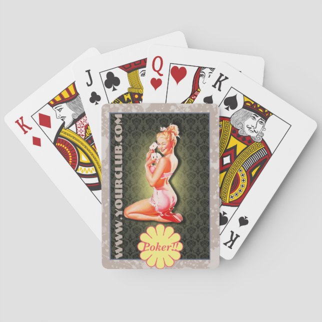 Club de Caballeros - Jugando - Cartas de Poker (Reverso)