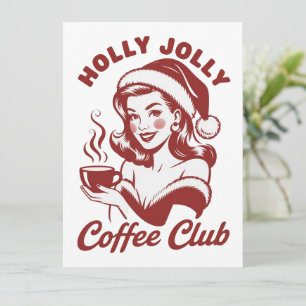 Club de Café Holly Jolly Sarcástico Navidad Burlon