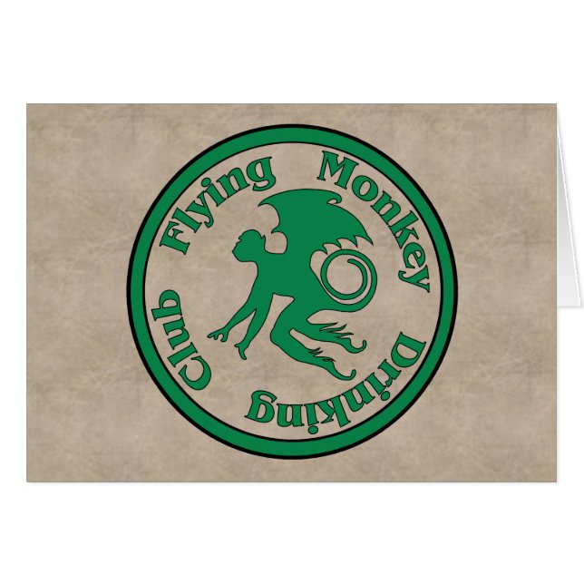 Club de consumición del mono del vuelo (Anverso (Horizontal))