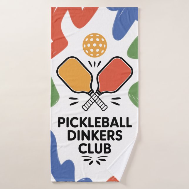 Club de Dinkers de pelota de pádel Deporte gráfico (Toalla de baño)