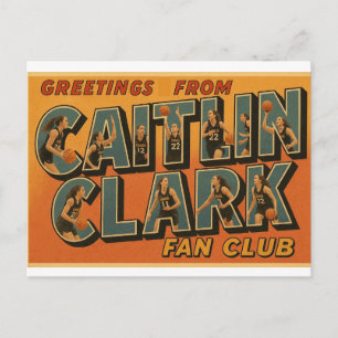 Club de Fans de Caitlin Clark Tarjeta Postal de Es