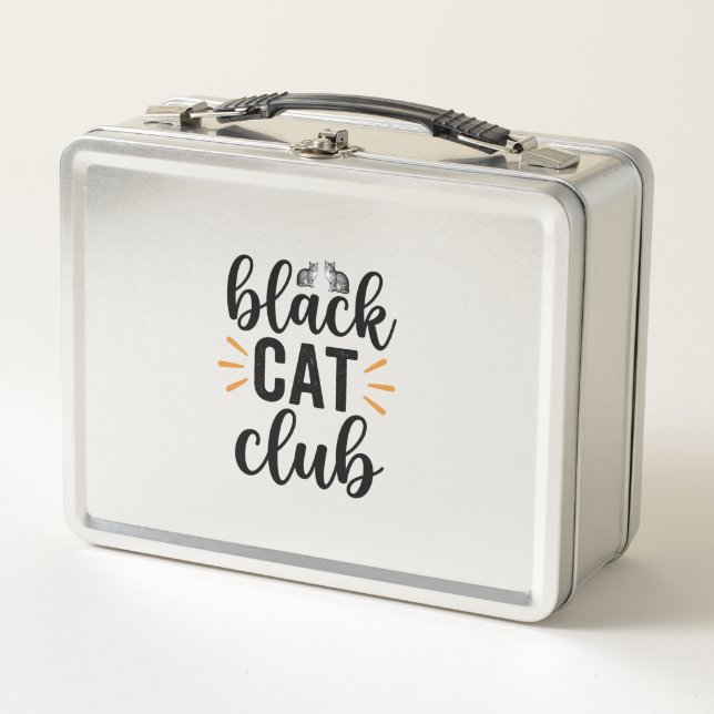Club de Gato Negro Diseño Vectorial de Amante de G (Anverso)