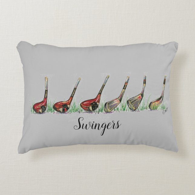 Club de golf, almohada de Swingers (Anverso)