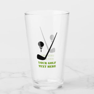 Club de golf y personalizado negro y verde