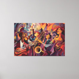 Club de Jazz de Nueva Orleans, arte abstracto, mús